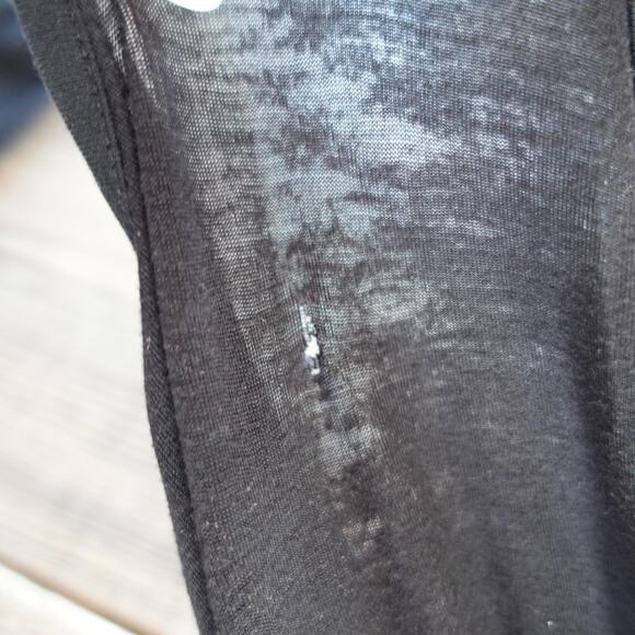 Midnight Hour Tank Top Medium Black Lace Skull Crochet Goth Dark Fairy Grunge - Picture 9 of 10